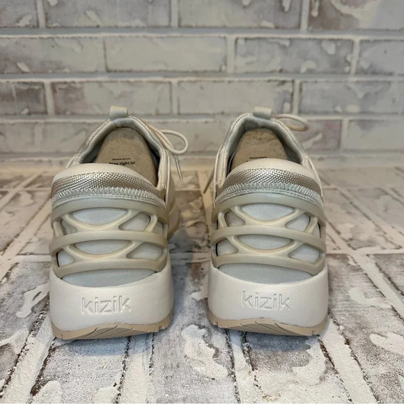 Kizik Men’s Wasatch Color Sand Monochrome Wide Athletic Sneaker Size 12 - Picture 5 of 10